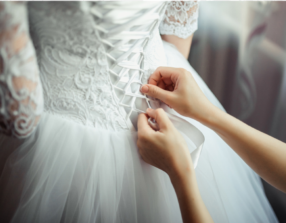 Abito da sposa Rosa Clará a Catania — cura sartoriale